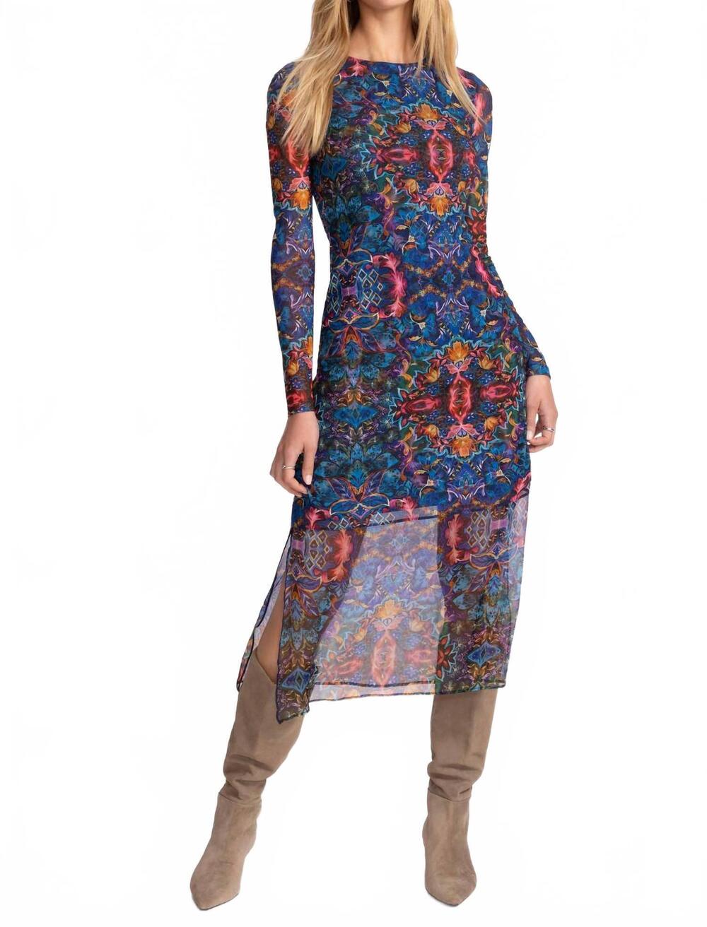 NEW JOHNNY WAS tulus mesh midi dress in ottalie